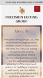Mobile Screenshot of precisioneditinggroup.com